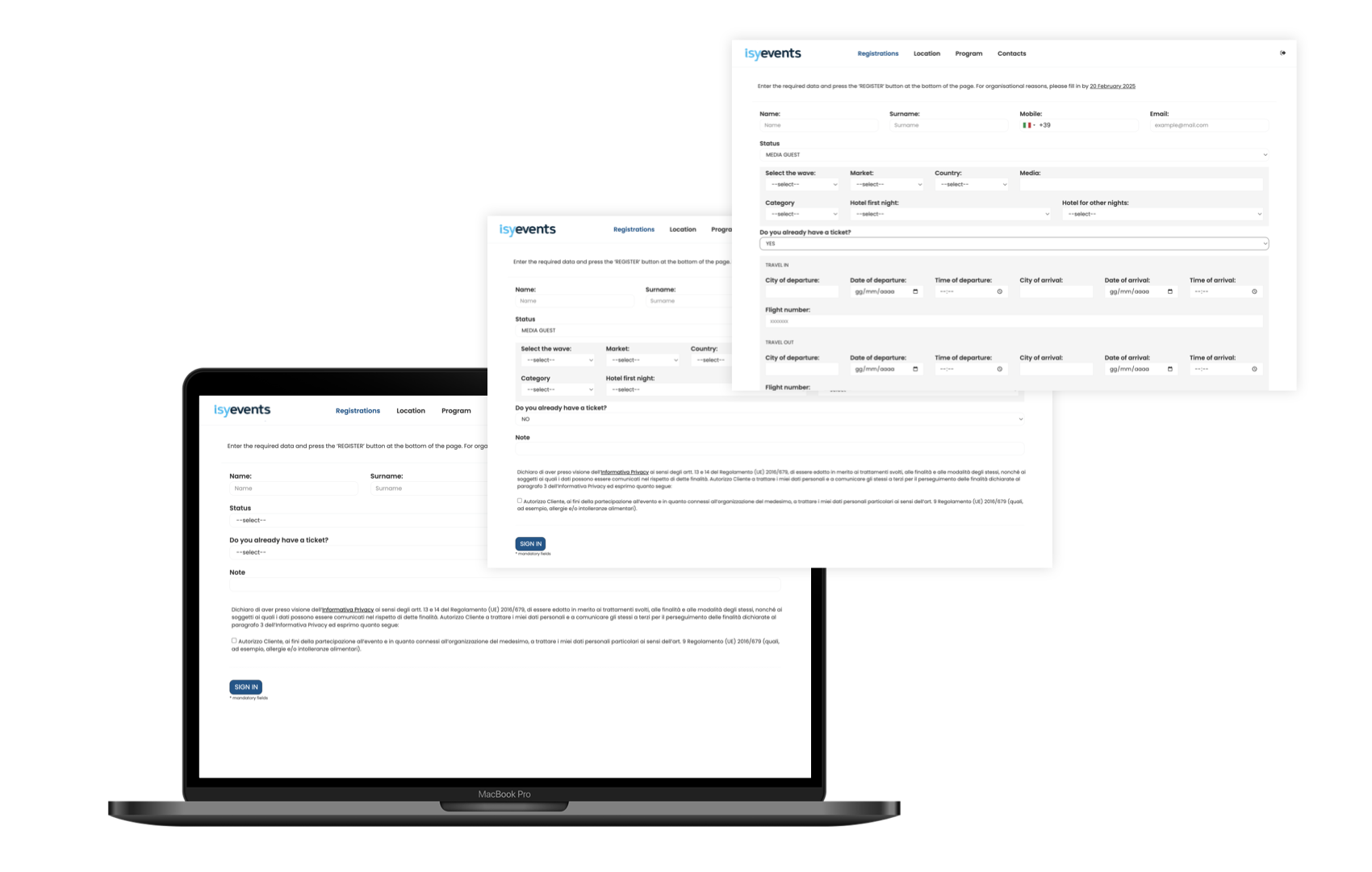 Gestione partecipanti